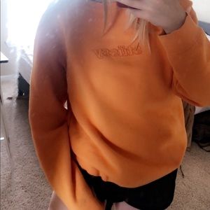 Vibrant orange Stüssy crewneck, only worn once